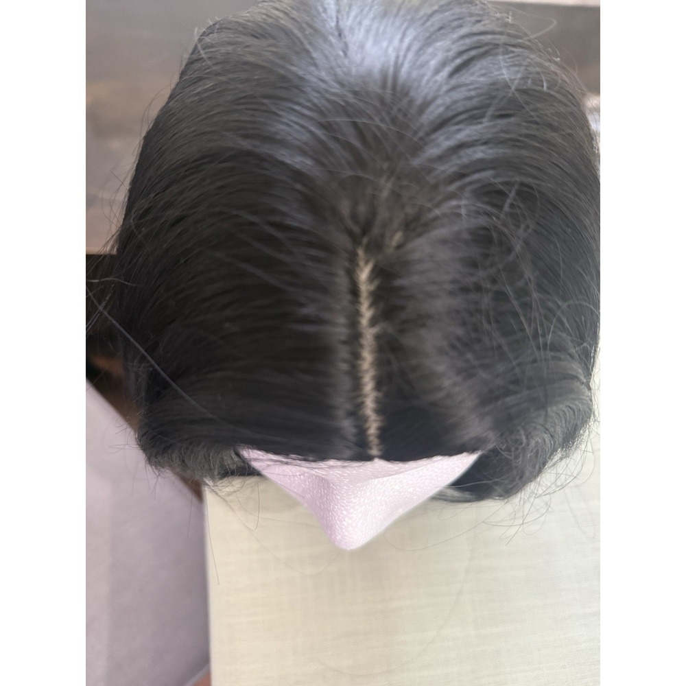 Black Bob Hair Wig Synthetic - Picture 4 of 10